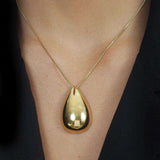 Colar Dourado de Gota