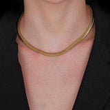 Colar Dourado Lacraia